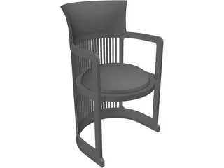 Chair Dinning Room 3D Model preview