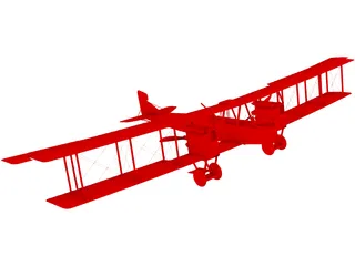 Gotha G.IV 3D Model preview