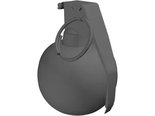 Hand Granade 3D Model preview