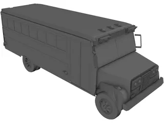 Bus 3D Model preview