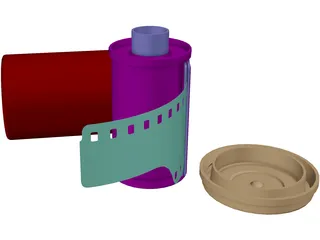 Kodak Film 3D Model preview