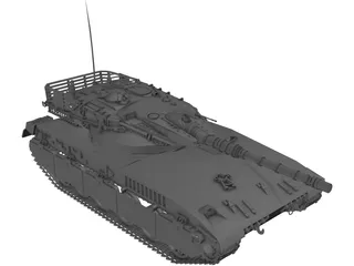 Merkava 3D Model preview