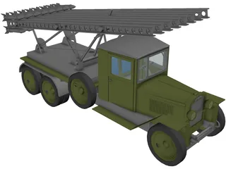 Katusha 3D Model preview