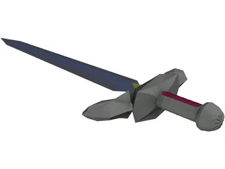 Zelda Sword 3D Model preview