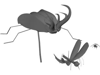 Insects 3D Model preview