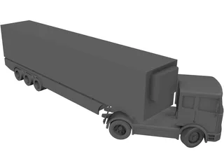 Truck 3D Model preview