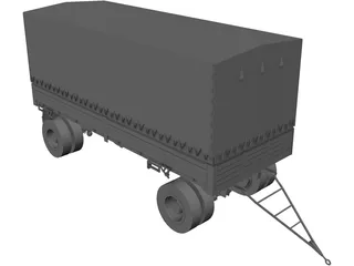Trailer 3D Model preview
