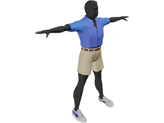 Man 3D Model preview
