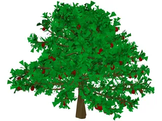 Apple Tree 3D Model preview