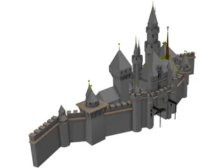 Disneyland 3D Model preview