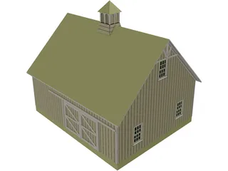 Machine Shed 3D Model preview