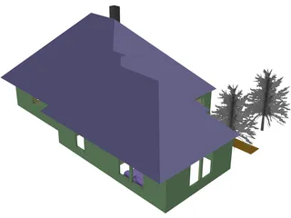 House 3D Model preview