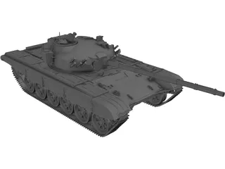 T-72M1 3D Model preview
