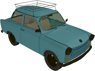Trabant 601S 3D Model preview