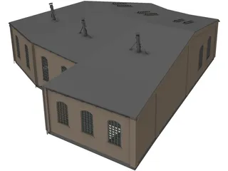 Train Repair 3D Model preview