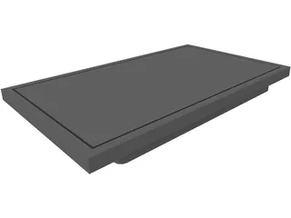 Plasma TV 3D Model preview