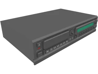 CD Player 3D Model preview
