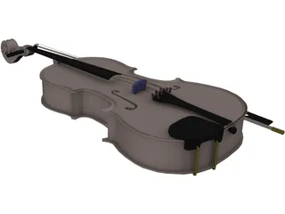 Viola 3D Model preview