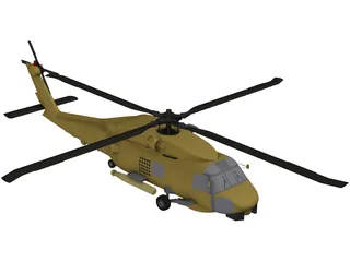 Sikorsky SH-60B Seahawk 3D Model preview