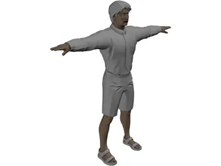 Man [+Outfits and Hairstyles] 3D Model preview