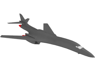 B-1B 3D Model preview