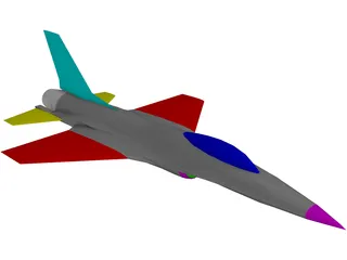 F-16 3D Model preview
