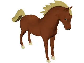 Horse 3D Model preview