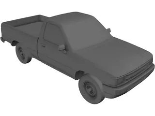 Toyota Pickup (1990) 3D Model preview