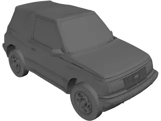 Isuzu Geo Tracker (1993) 3D Model preview