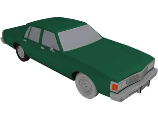 Oldsmobile Delta 88 (1985) 3D Model preview