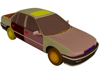 Honda Accord (1993) 3D Model preview