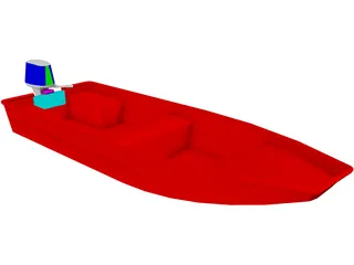 Skiff 3D Model preview