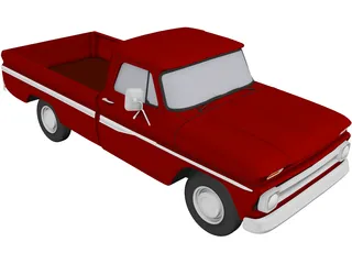 Chevrolet Pickup (1966) 3D Model preview
