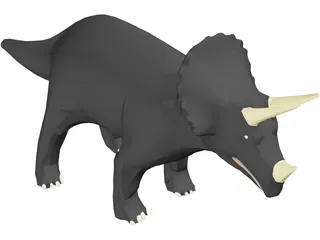 Triceratops 3D Model preview