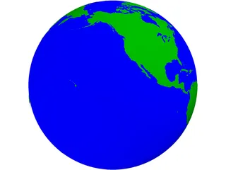 Globe 3D Model preview