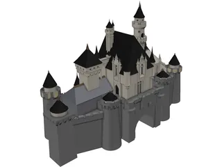 Castle 3D Model preview