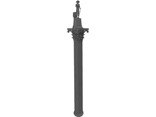 Nelsons Column 3D Model preview