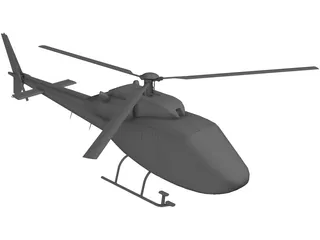 Eurocopter AS-355 Ecureuil 2 3D Model preview