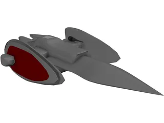 Voinian Spaceship 3D Model preview