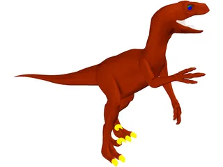 Velociraptor 3D Model preview