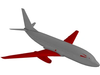 Boeing 737-200 3D Model preview