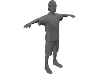 Boy 3D Model preview