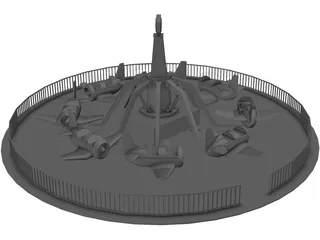 Airplane Ride 3D Model preview