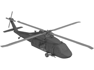 Sikorsky UH-60L Black Hawk [+Interior] 3D Model preview