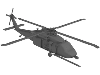 Sikorsky MH-60G [+Interior] 3D Model preview