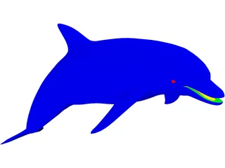 Dolphin 3D Model preview
