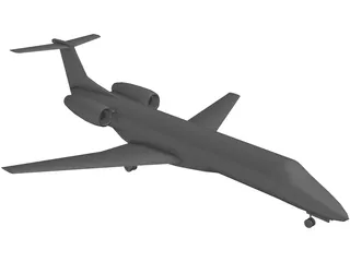 Embraer ERJ 135 3D Model preview