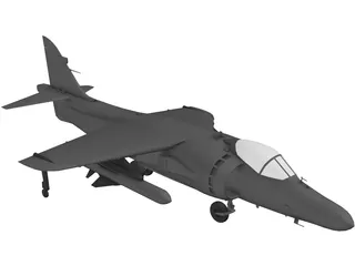 BAE Sea Harrier Mk.2 3D Model preview