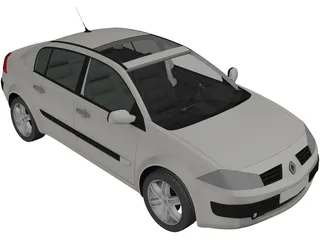 Renault Megane 3D Model preview