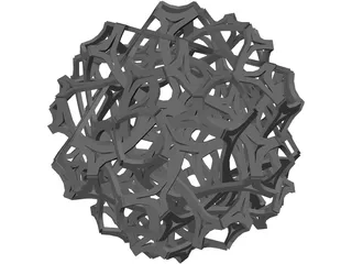 Buckyball 3D Model preview